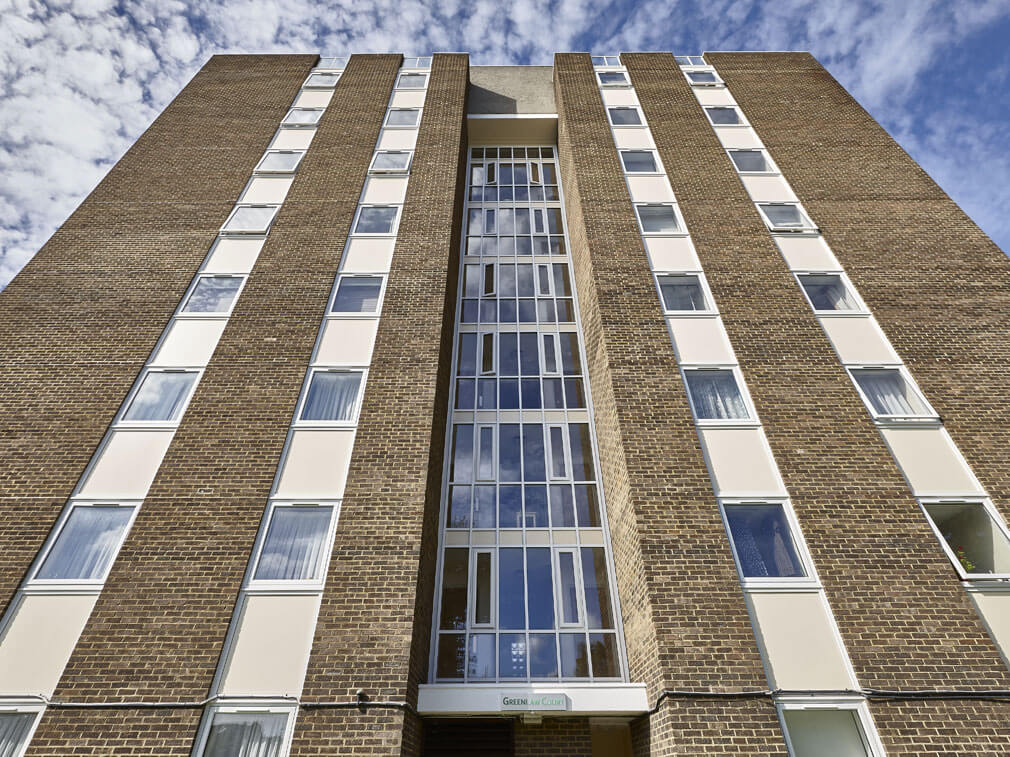 Commercial window installation