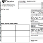 Conservatory Order Form