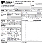 Solidor Composite Door Order Form