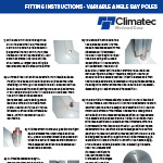 Fitting Instructions - Vari Angle Bay Poles