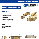 Vertical Sliding Window Lock