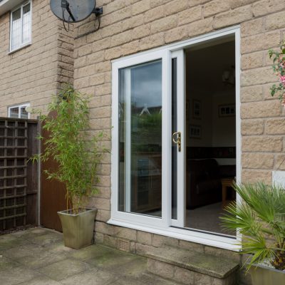 White UPVC Sliding Door