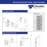 Panic Push Bars - Installation Instructions